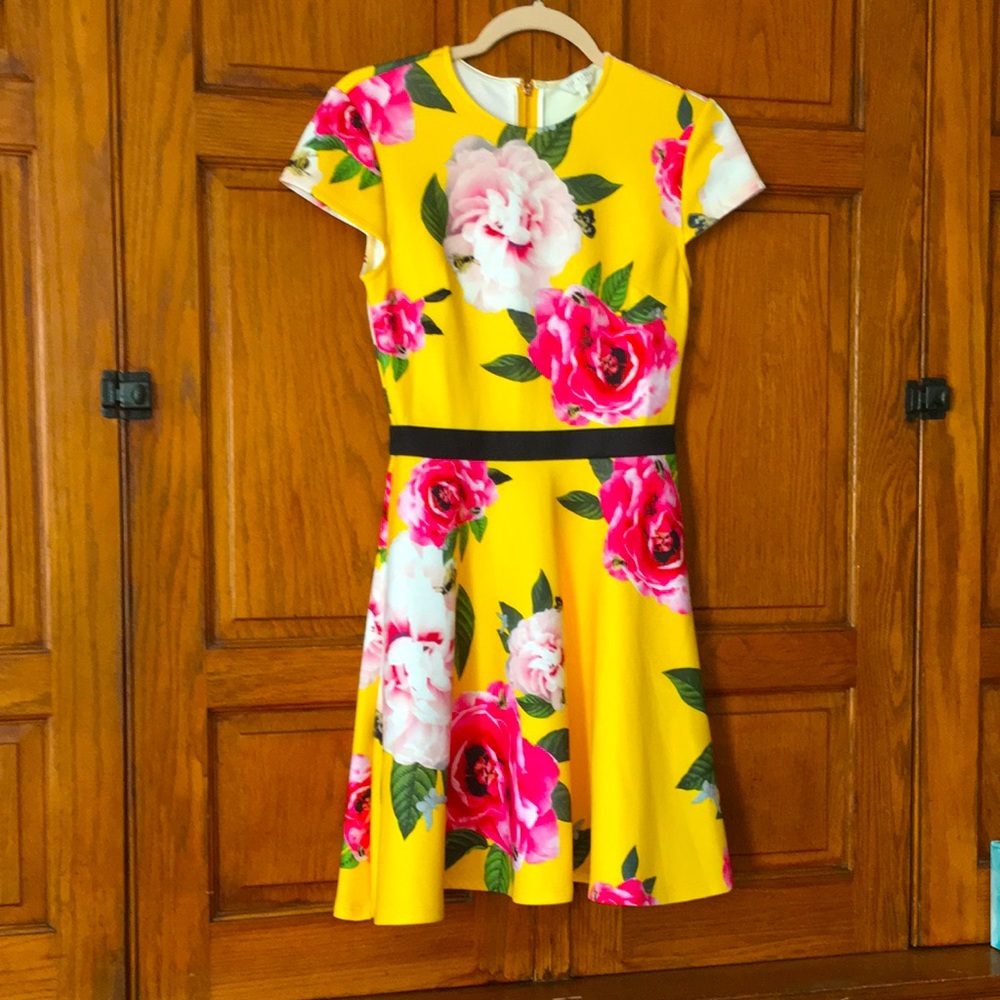TED BAKER FLORAL DRESS TED SIZE 1